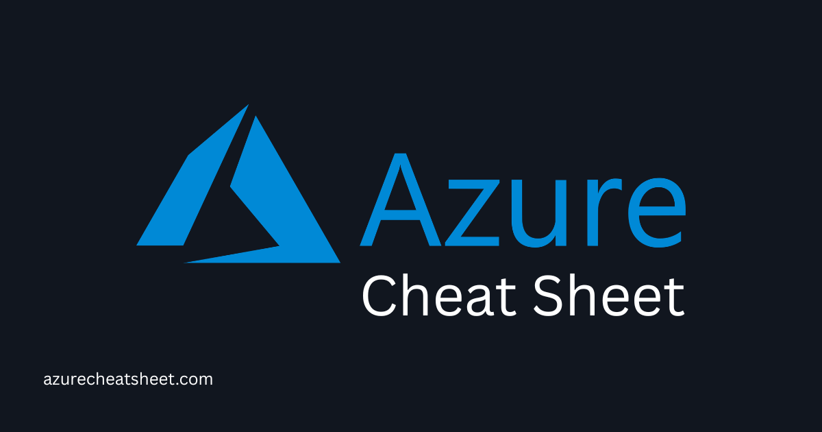 Azure Developer Cheat Sheet — every Azure service on one page